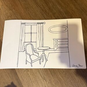 Annie Sloan Black and White Home Art Print brand new